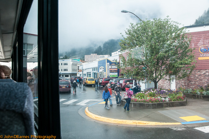 Juneau: Downtown Juneau from the bus